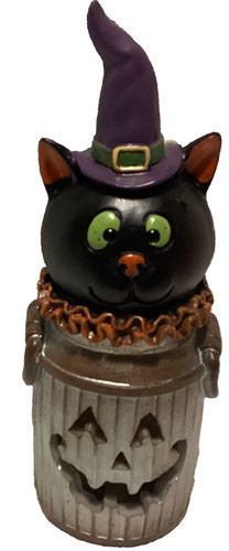 Halloween light black cat - halloween, up