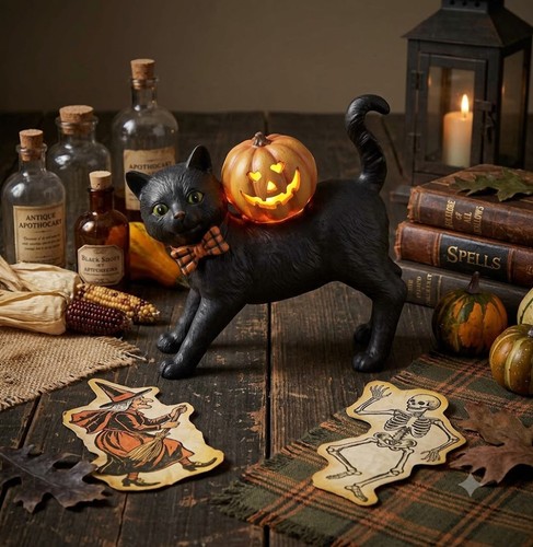 Folk art halloween inch - folk,